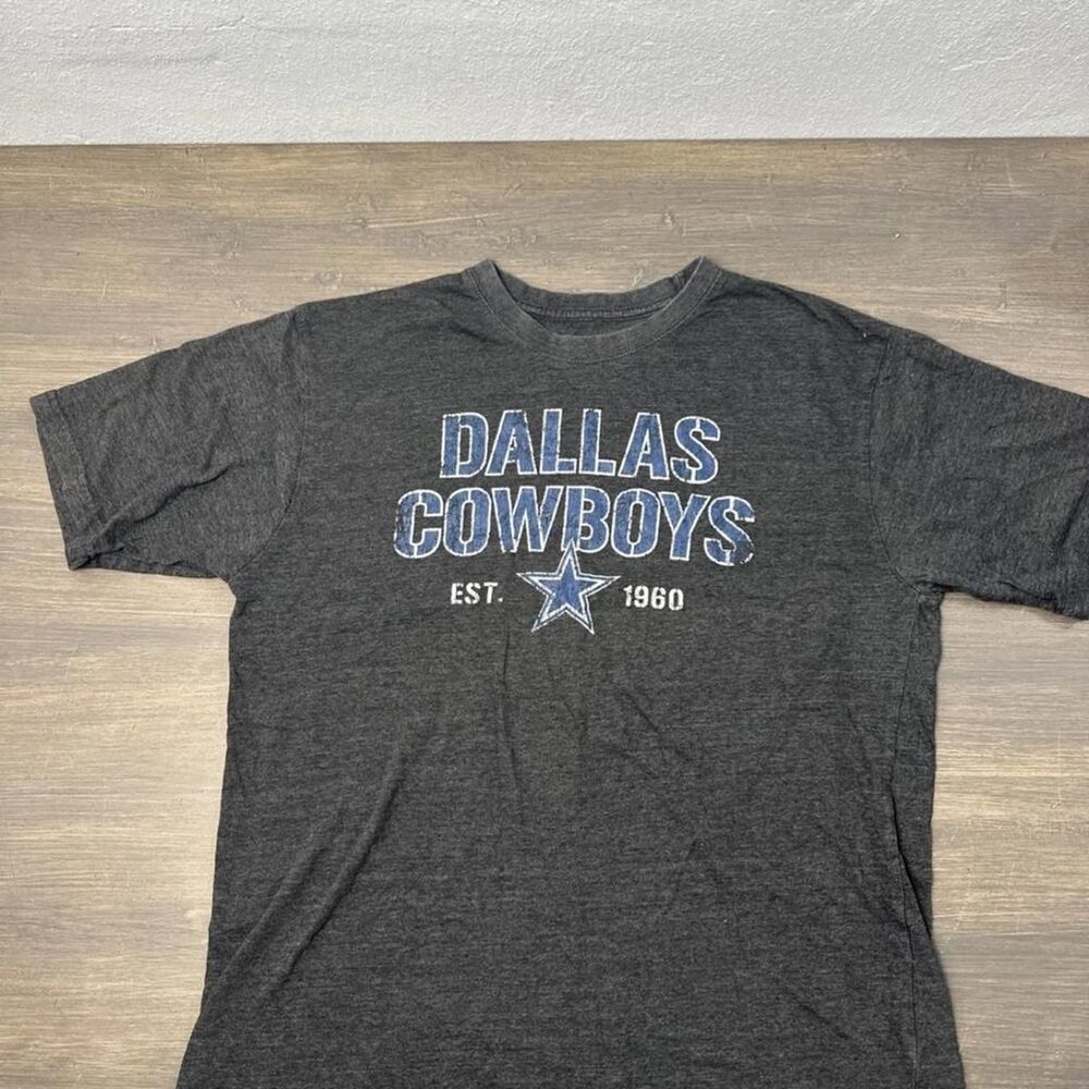 Nfl Men's Grey and Black T-shirt